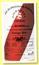 Ben Nevis  5 yo 2016/2021 'Peated' (46%, Signatory Vintage for LMDW, The Un-chillfiltered Collection, cask #202, 350 bottles)